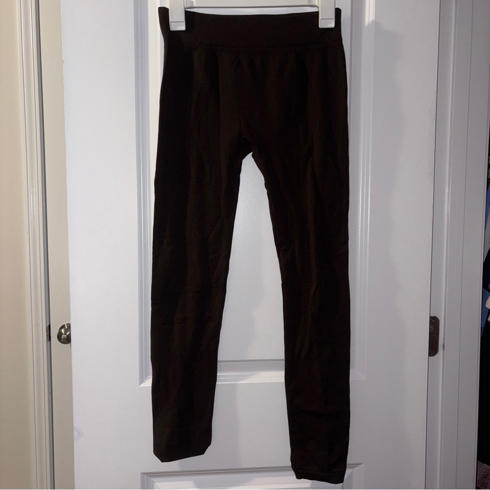 Women's Dark Brown Maze Collection Leggings Size: S/M